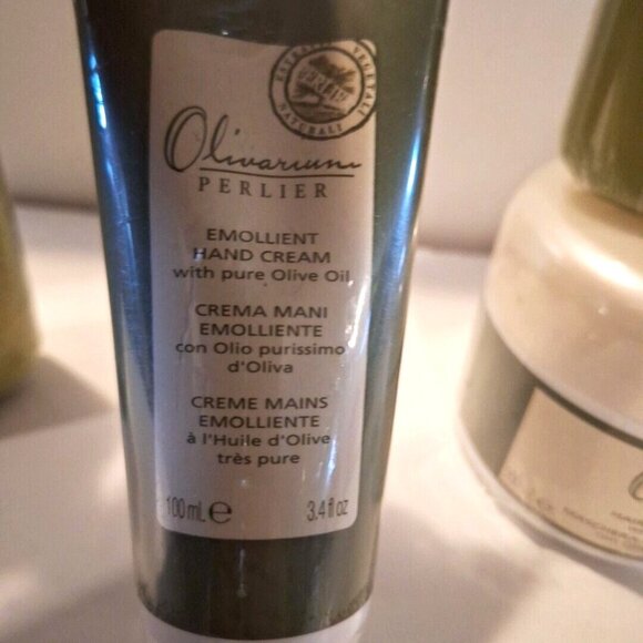 Olivarium Perlier Bath Lot 16.9 Bath Shower Cream Hair Mask 6.8 Hand 3.4 - Picture 7 of 12